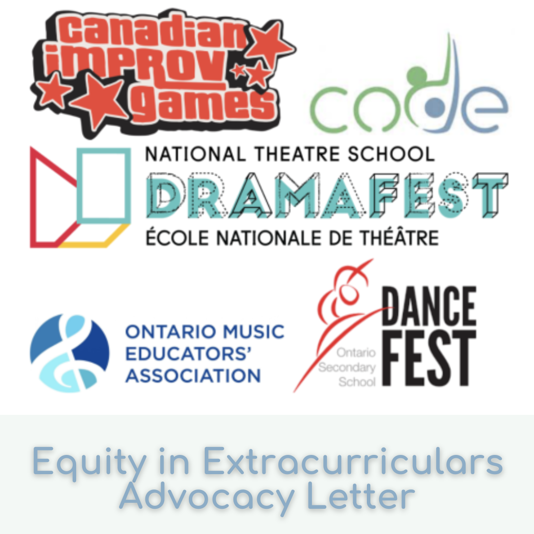 Equity in Extracurriculars advocacy letter