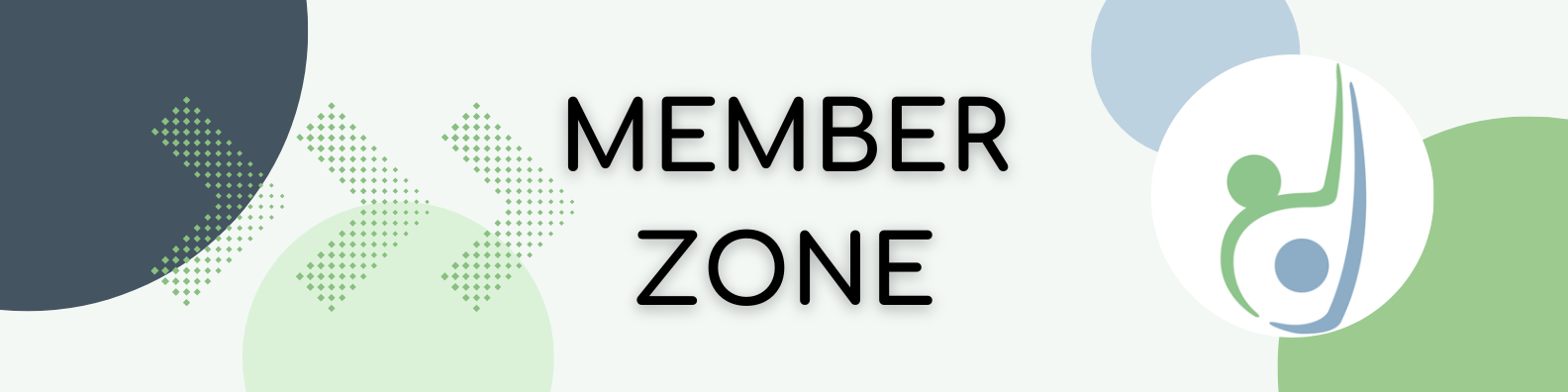 Website banner that reads &quot;Member Zone&quot;.