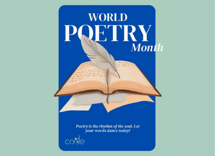 Graphic for World Poetry Month