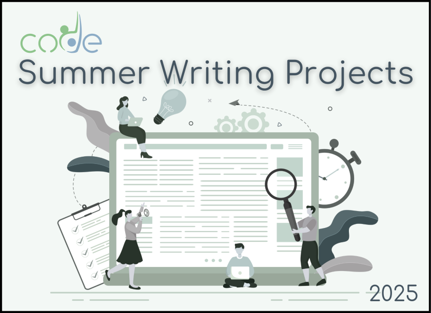 CODE Summer Writing Projects cover image