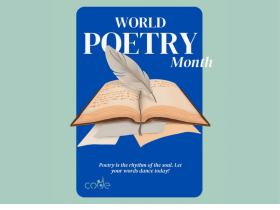 Graphic for World Poetry Month