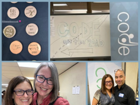 Collage of photos from CODE on the Road Toronto 2024