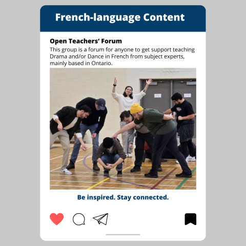 French-language content forum